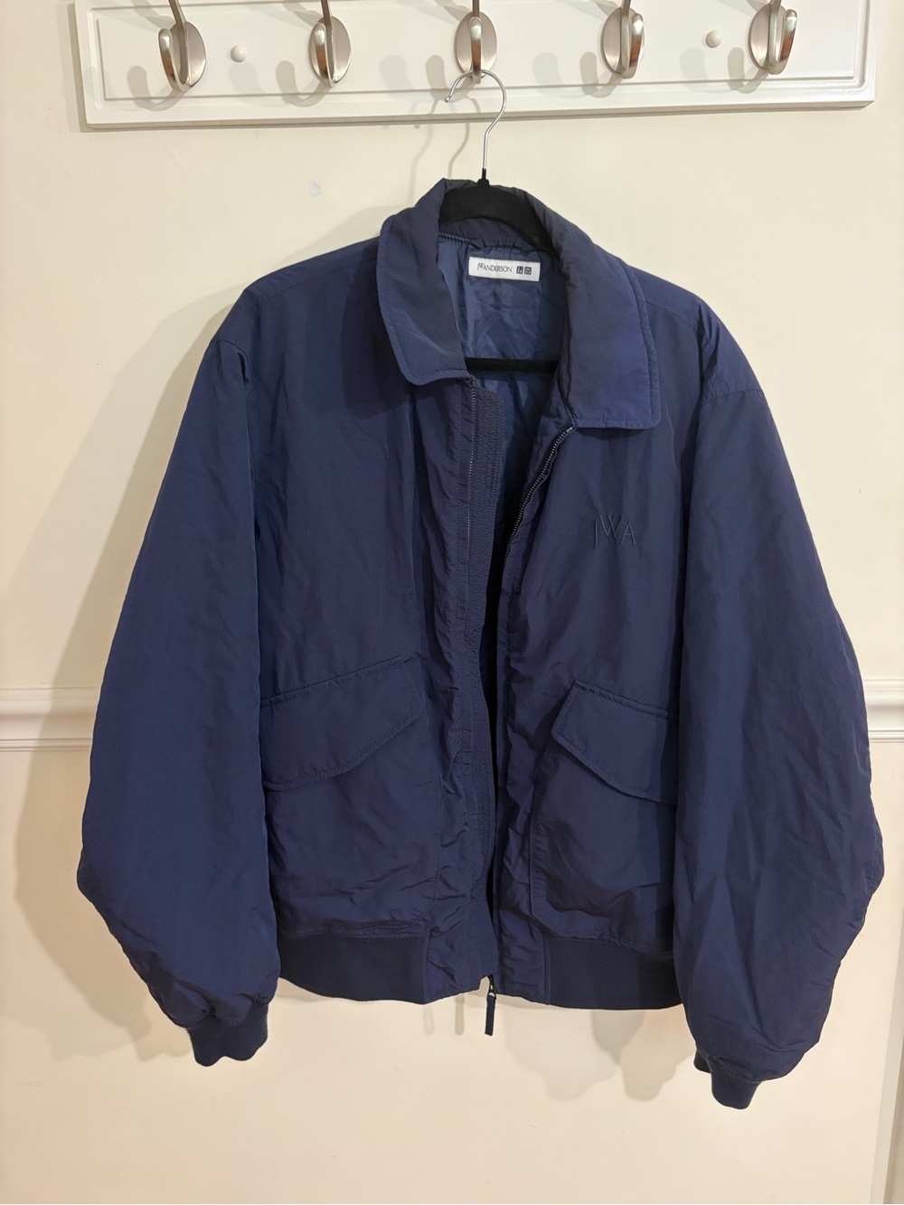 Uniqlo Navy Men's Bomber Jacket